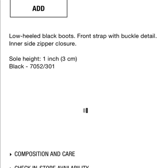 Zara flat boots with buckle - Picture 6 of 6